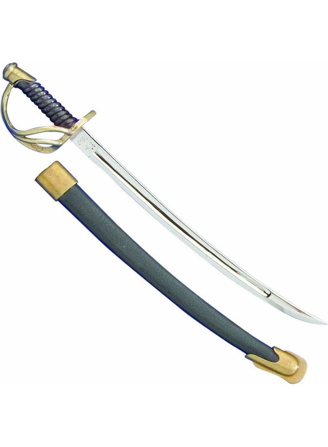 Denix Civil War Cavalry Saber Letter Opener With Scabbard Multicolour 10.5 x 3 x 1.5inch