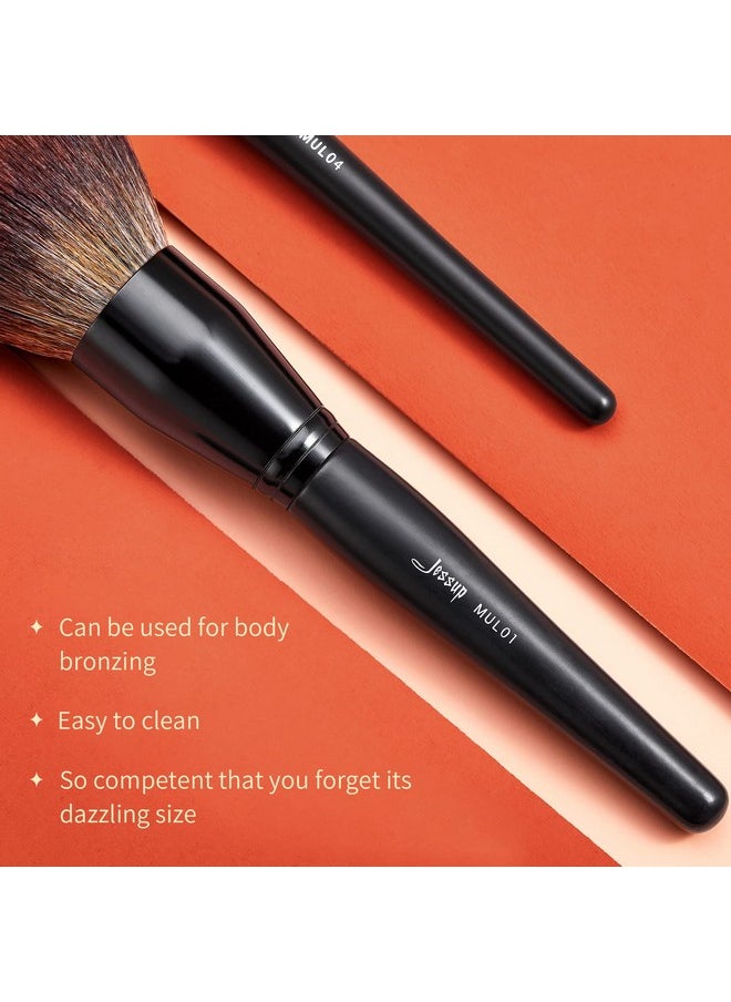 Powder Makeup Brush, Large Finishing Mineral Powder Brush For Full Face, Body Makeup, Vegan Flawlessly Face Brush For Powder, Blush & Bronzer Mul01