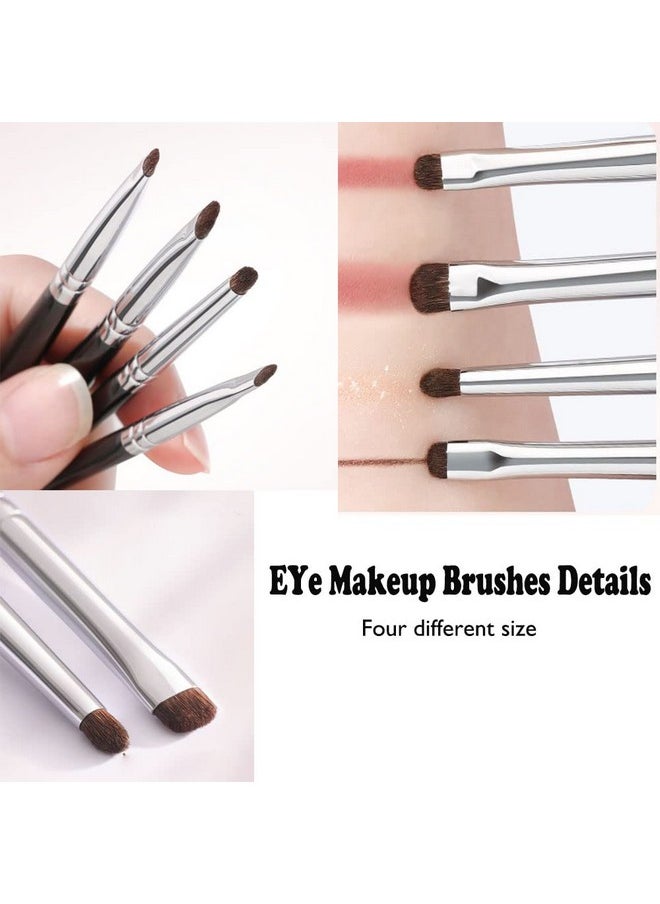 Mini Smudge Brush For Eyeliner,Eyeshadow Brushes,Eyeliner Brush For Powder Gel Cream Liquid Concealer, Eye Liner Blending, Highlighting Brush,Concealer Brush,Eye Makeup Brush Set