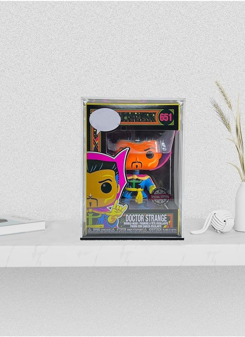 Assembled Acrylic Display Case, Clear Acrylic Protector Compatible with Funko POP! 4 Inch Vinyl Figures, Countertop Alternative Glass Case for Home Storage