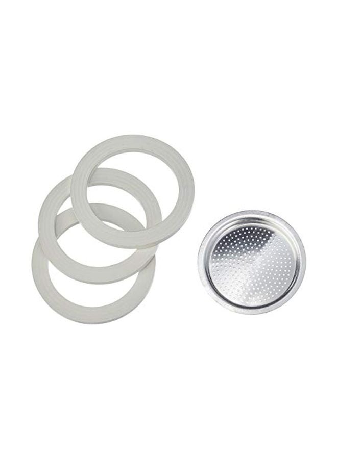 3-Piece Aluminium Gasket Silver