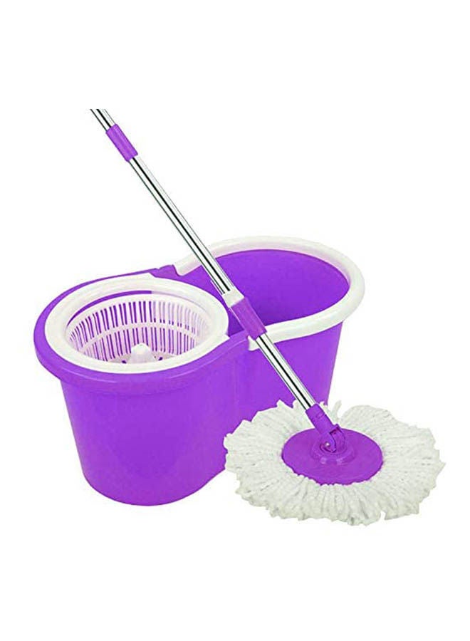 360 Degree Super Spin Mops Spinning Mop Bucket Home Cleaning With 1Mop Head Multicolour