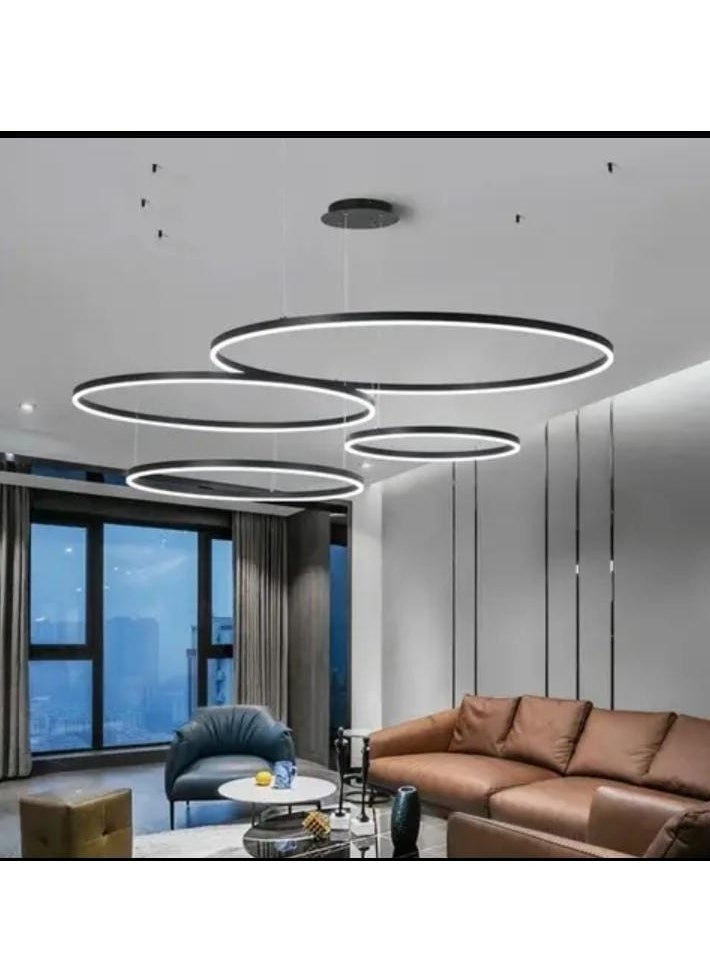 Ceiling lighting set of 4 pieces, sizes (φ500*H500mm+φ600*H500mm+φ800*H500mm+φ1000*H500m)