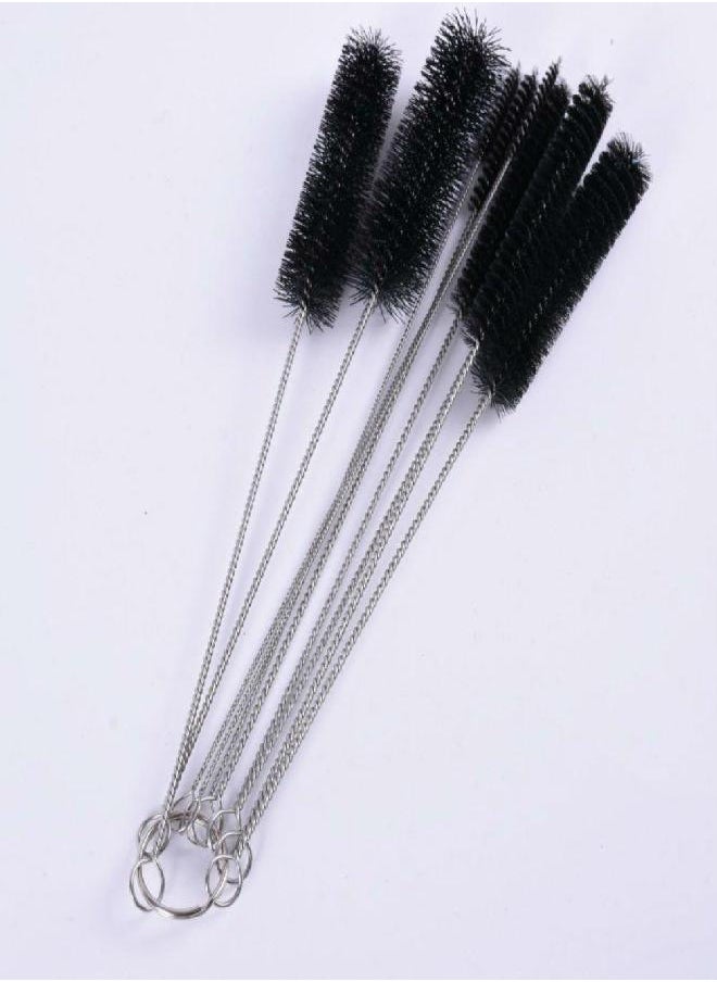 AKOAK 8.2 Inch Nylon Tube Brush Set Pipe Cleaning Brushes for Drinking Straws Glasses Keyboards Jewelry Cleaning,Set of 10