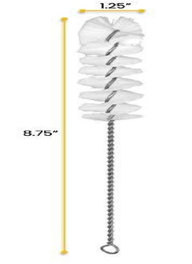 Nylon Cleaning Brush with Fan-Shaped End, 8.75