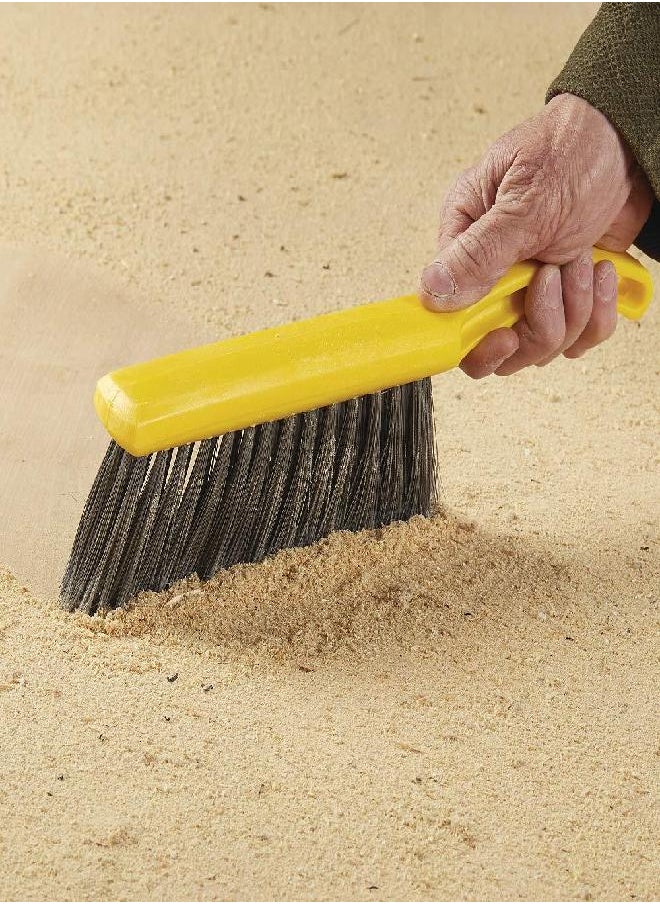 Rubbermaid Commercial 8 Inch Counter Brush, Flagged Polypropylene Fill for Smooth Surface Sweeping, Silver (FG634200SILV)