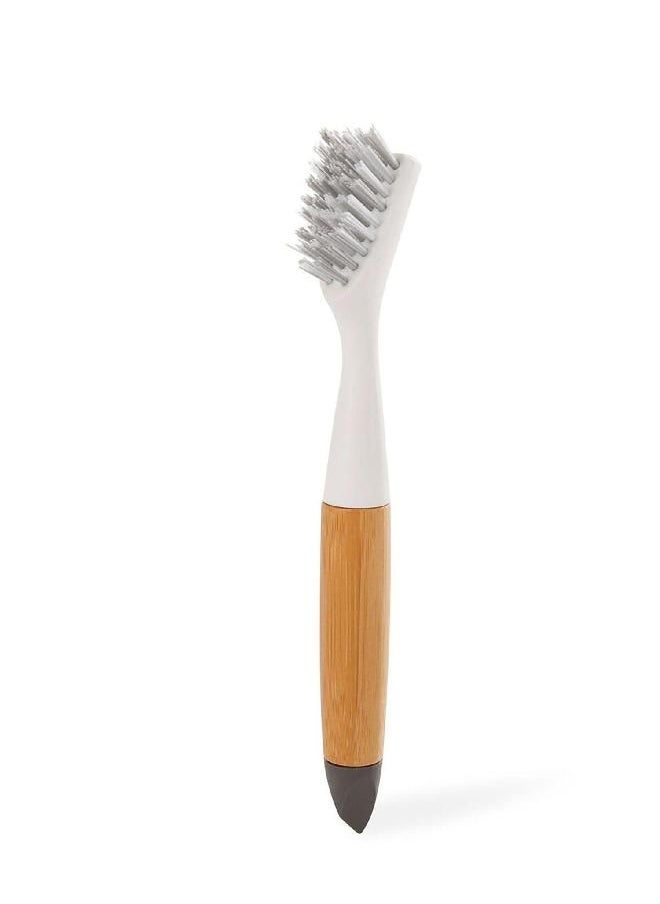 Full Circle Micro Manager Home & Kitchen Detail Cleaning Brush, White