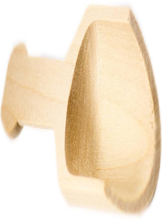 Perfectware PW Scoop 4-10 Mini Wooden Scoops, 0.25