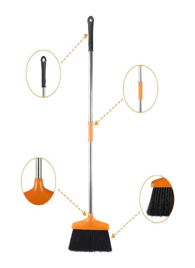 FGY Broom and Dustpan Set for Home - 3L Capacity, 10