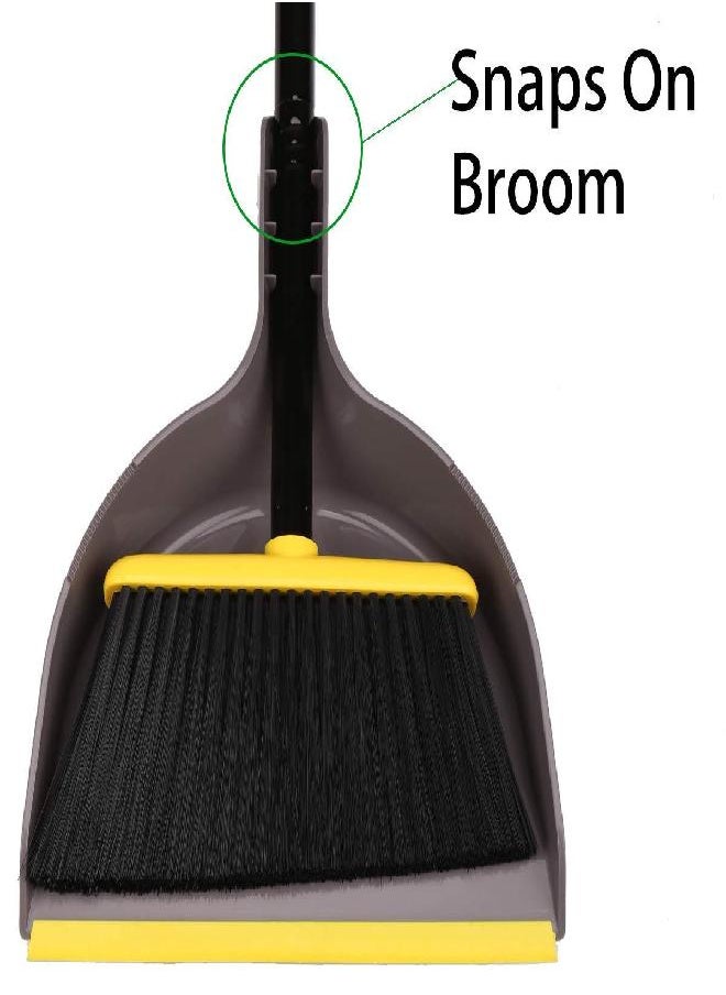 Broom and Dustpan Set,Indoor Broom with Dust pan Combo Set for Home,Angle Kitchen Broom for Floor Sweeping