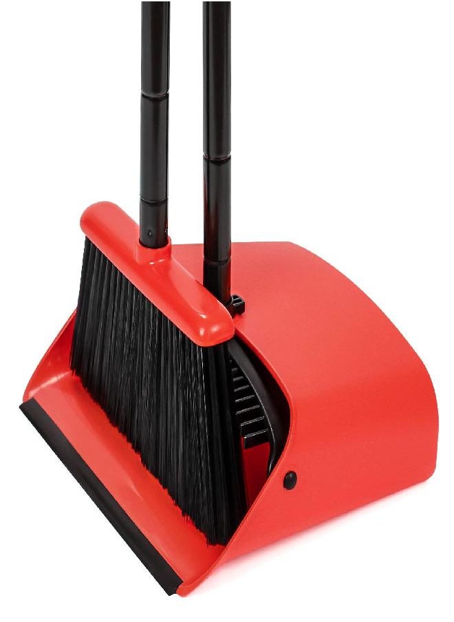 TreeLen Broom and Dustpan Set, 52 inch Broom and Dust Pan Combo for Home