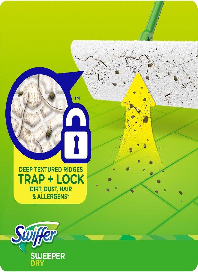 Swiffer Sweeper Dry Sweeping Pad, Multi Surface Refills for Dusters Floor Mop with Febreze Lavender Scent, 52 Count