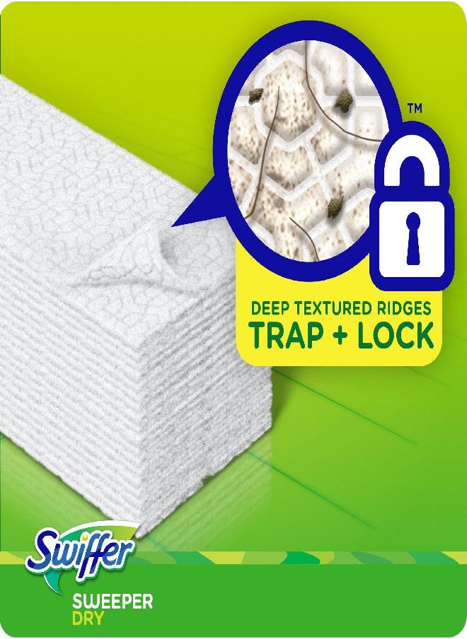 Swiffer Sweeper Dry Sweeping Pad, Multi Surface Refills for Dusters Floor Mop with Febreze Lavender Scent, 52 Count