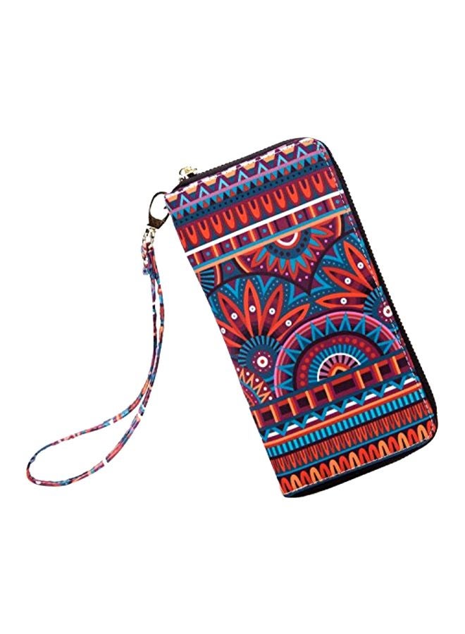 Bohemian Style Clutch J-Semicircular Leaves-color