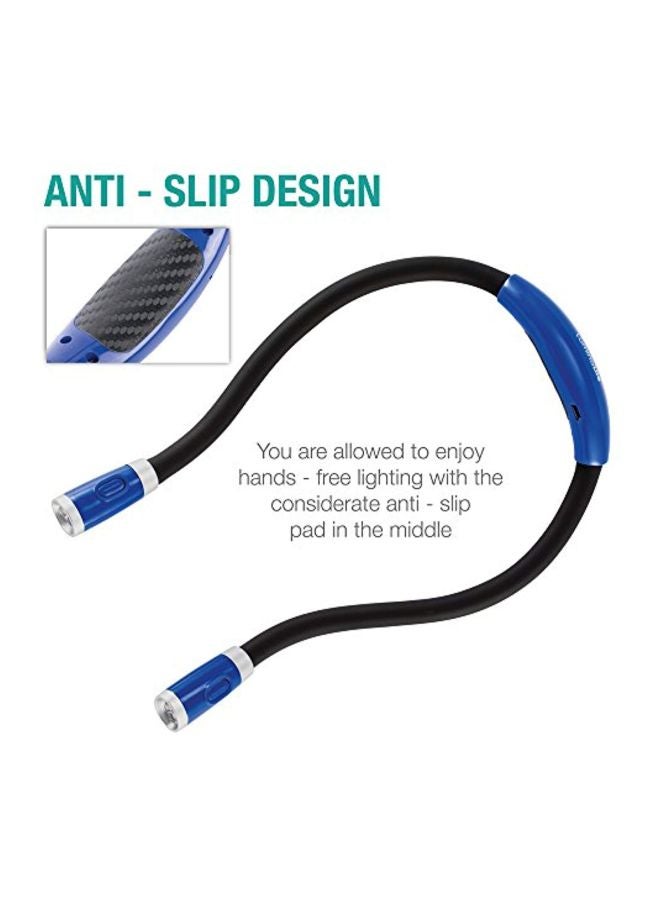 LED Neck Hug Light Blue 10.2x5.5x1.4inch