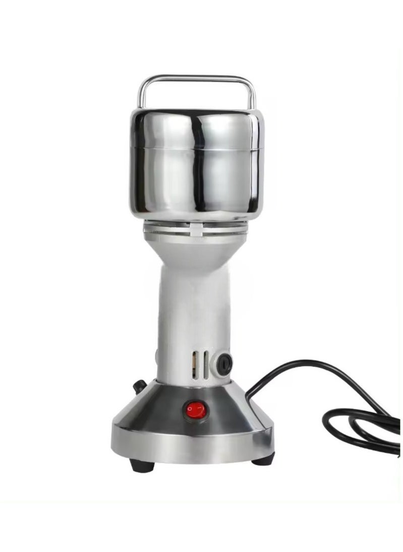 Electric coffee Grain Grinder Mill Spice Grinder High Speed Powder Machine Stainless Steel Pulverizer Dried Materials Grinding Machine for Cereal Grains Spices Herbs 150GM