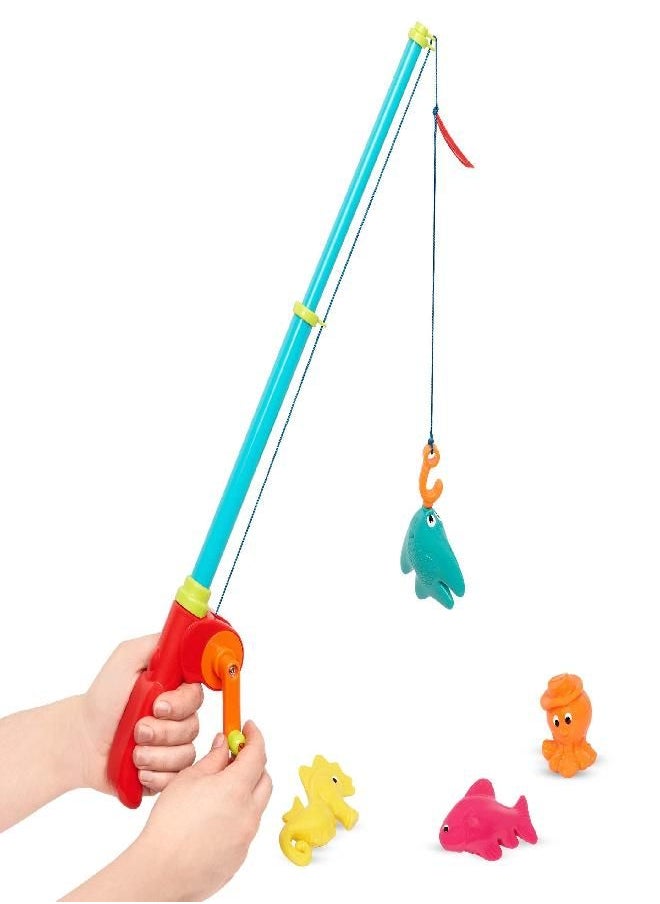 B. Toys by Battat Fishing Play Set for Kids - Magnetic Fishing Game - 2 Fishing Rods & 8 Sea Animals - Water Toys for Bath, Pool - Little Fisher’s Kit - 3 Years +,BX2090Z