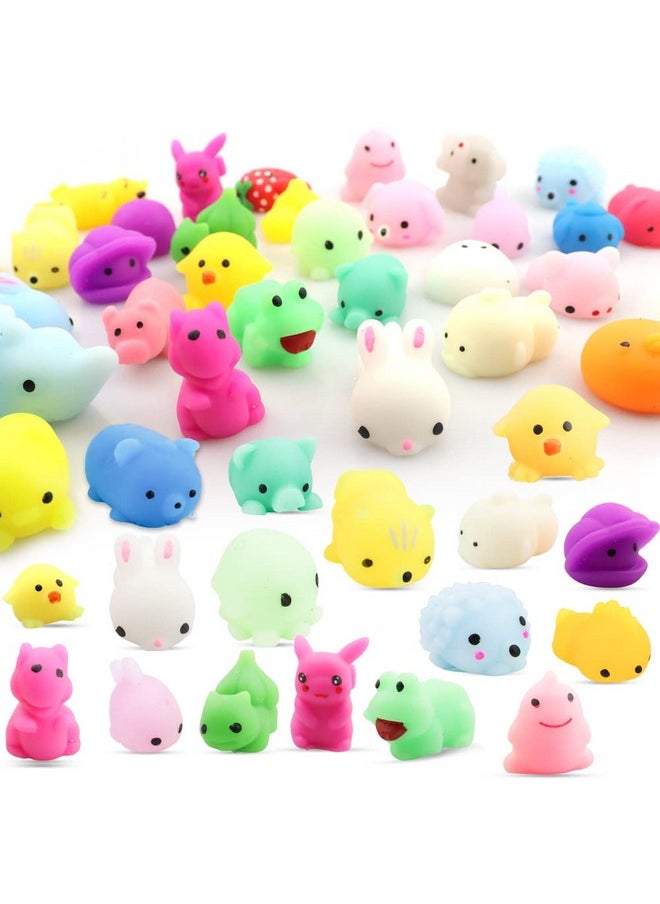 50 Pcs Mini Stress Relief Toys,Mini Squishies Kawaii Animal ,Stress Reliever Anxiety Toys For Kids Adults, For Halloween Christmas Easter Party Favors, Classroom Prizes, Birthday Gifts