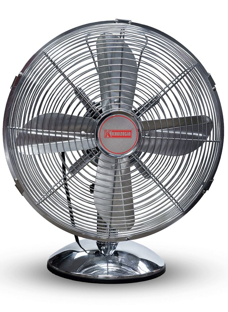 12 inch Table fan with 3 speed 35 watt 4 Blade Metal Desk Fan