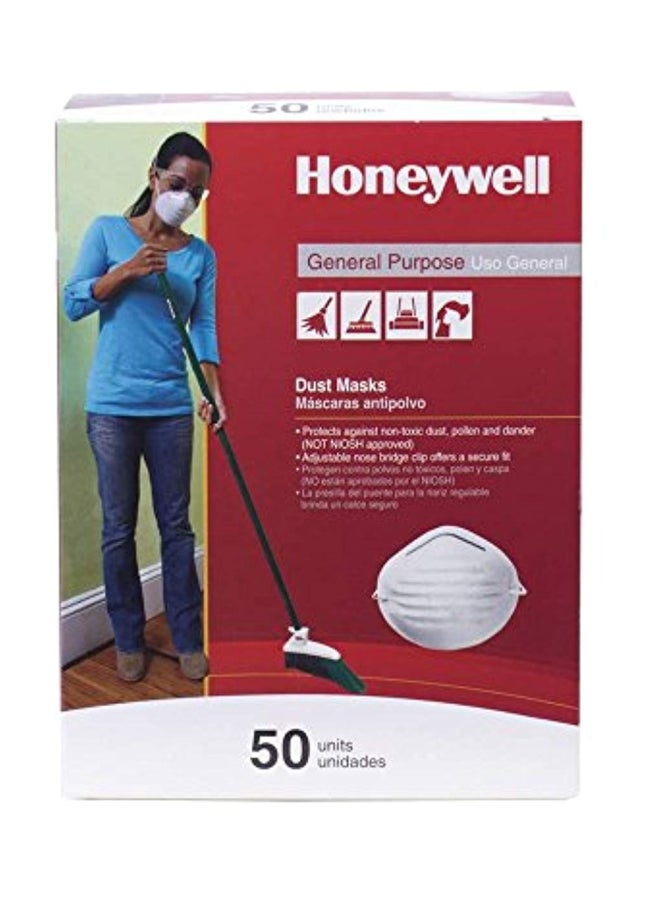 50-Piece Disposable Dust Mask