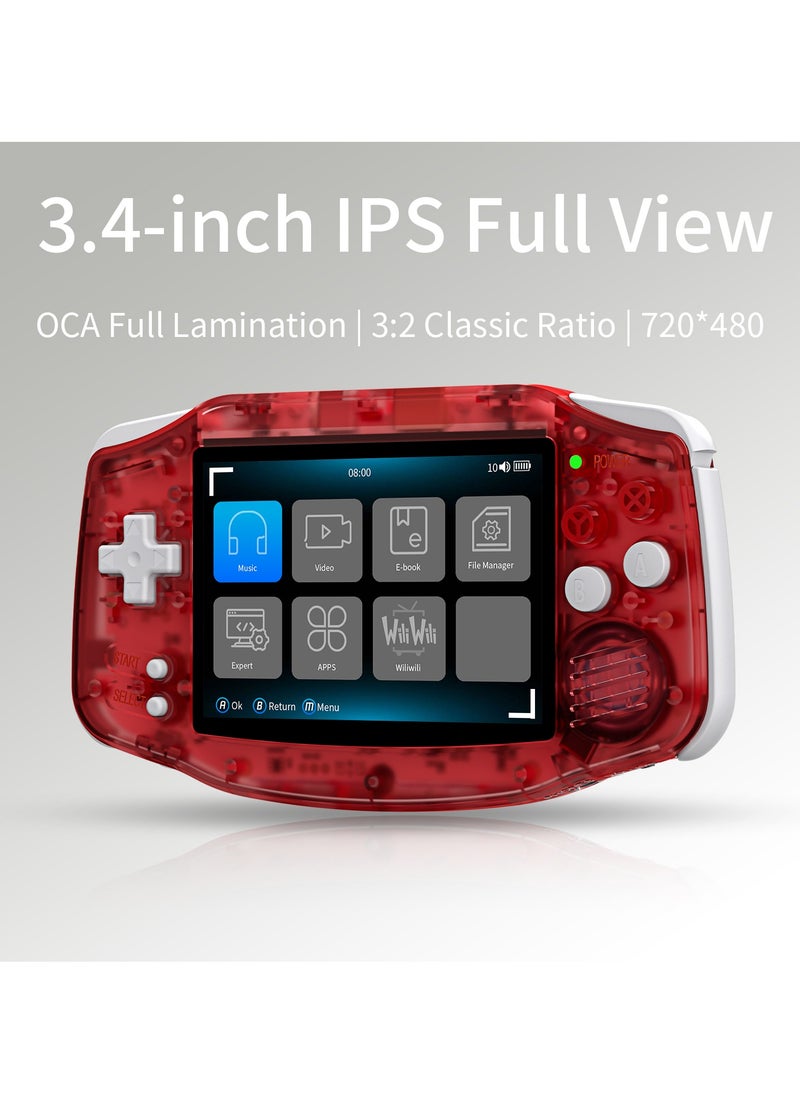 RG 34XX Handheld Game ConsoleH700 quad-core ARM  Android 13 3.4-inch IPS full-view angle 3500mAh 5G WIFI Bluetooth Retro Video Players（32G+64G）