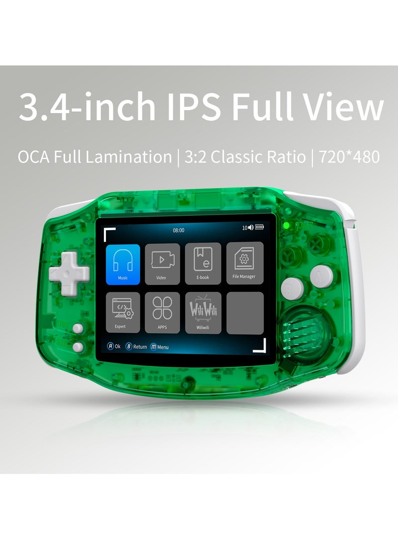 RG 34XX Handheld Game ConsoleH700 quad-core ARM  Android 13 3.4-inch IPS full-view angle 3500mAh 5G WIFI Bluetooth Retro Video Players（32G+128G）