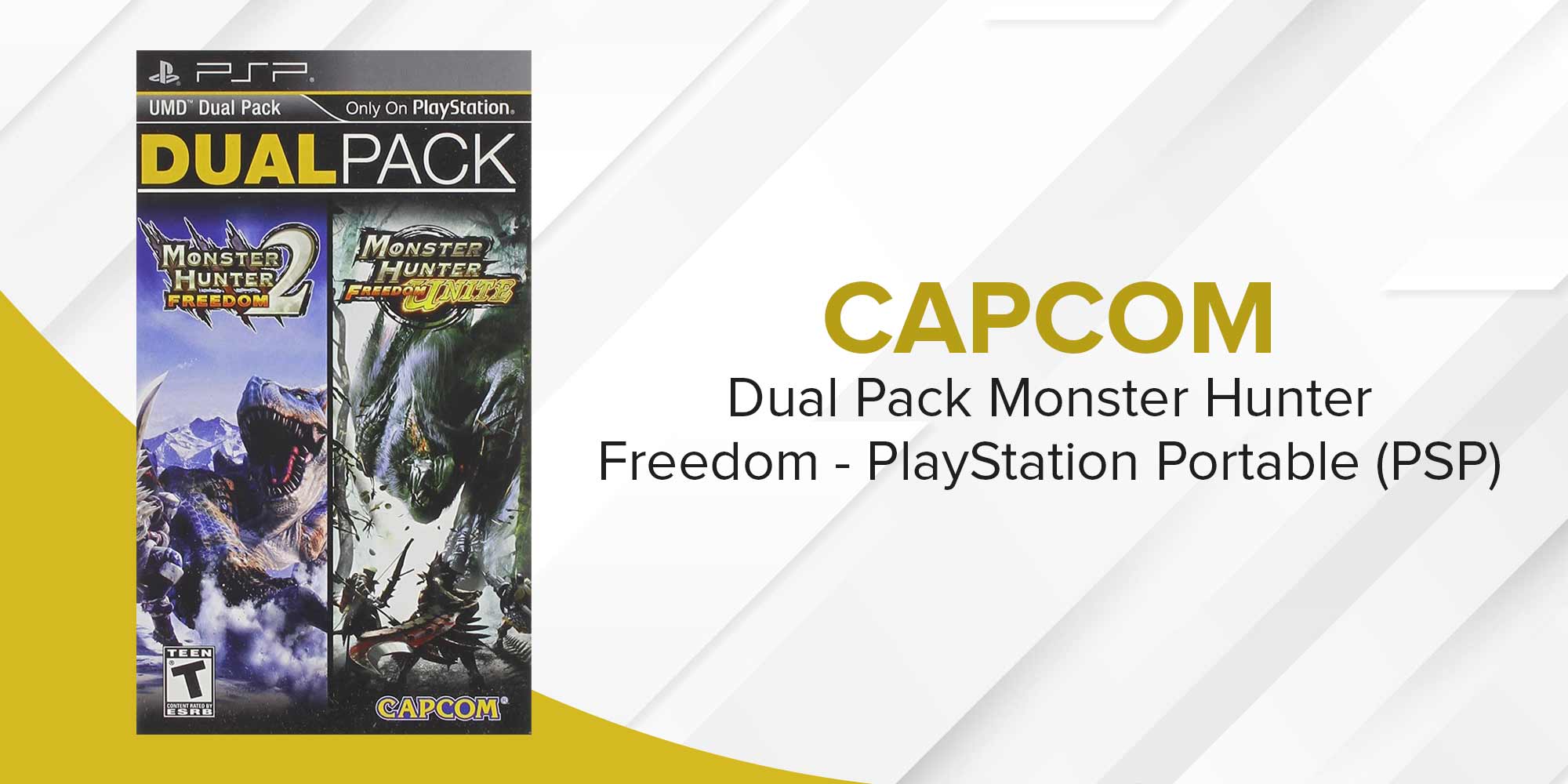 Dual Pack Monster Hunter Freedom (Intl Version) - Adventure - PlayStation Portable (PSP)