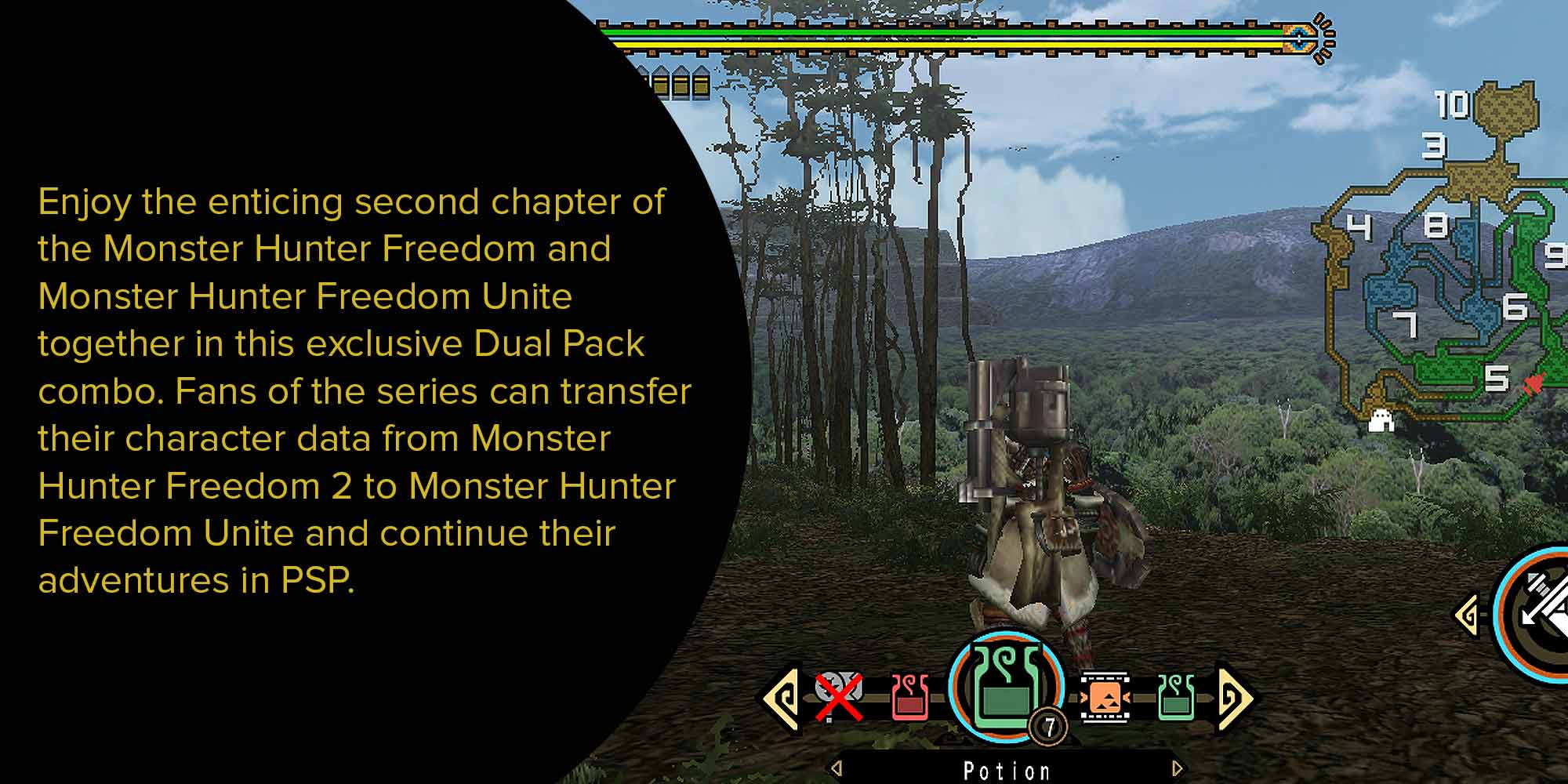 Dual Pack Monster Hunter Freedom (Intl Version) - Adventure - PlayStation Portable (PSP)
