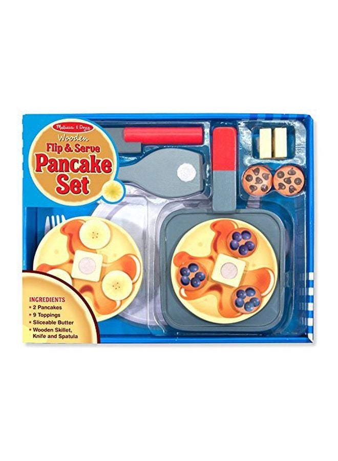 Flip And Serve Pancake Wooden Play Food Set With Scratch Art MiniPad Bundle