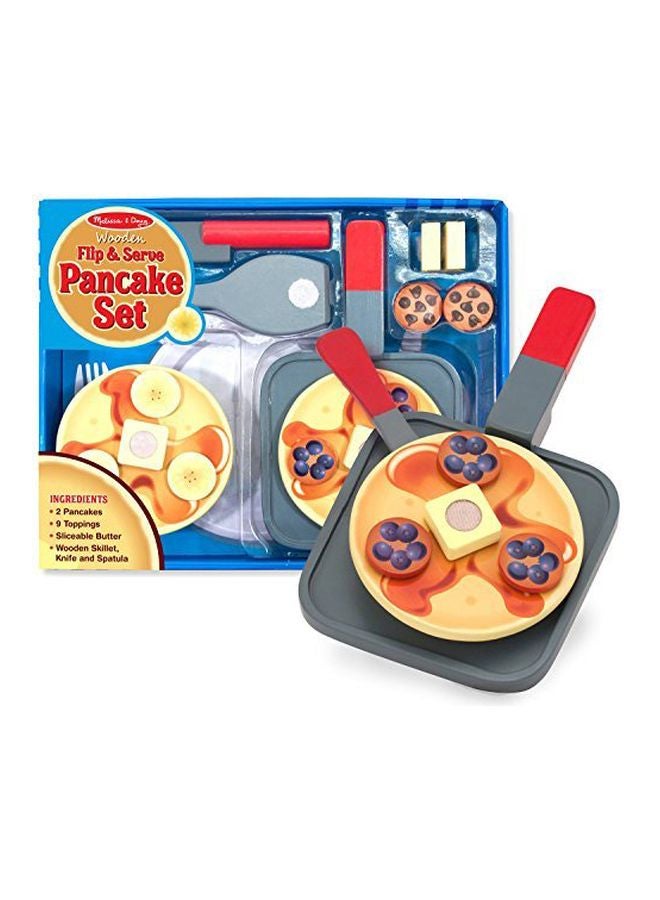 Flip And Serve Pancake Wooden Play Food Set With Scratch Art MiniPad Bundle