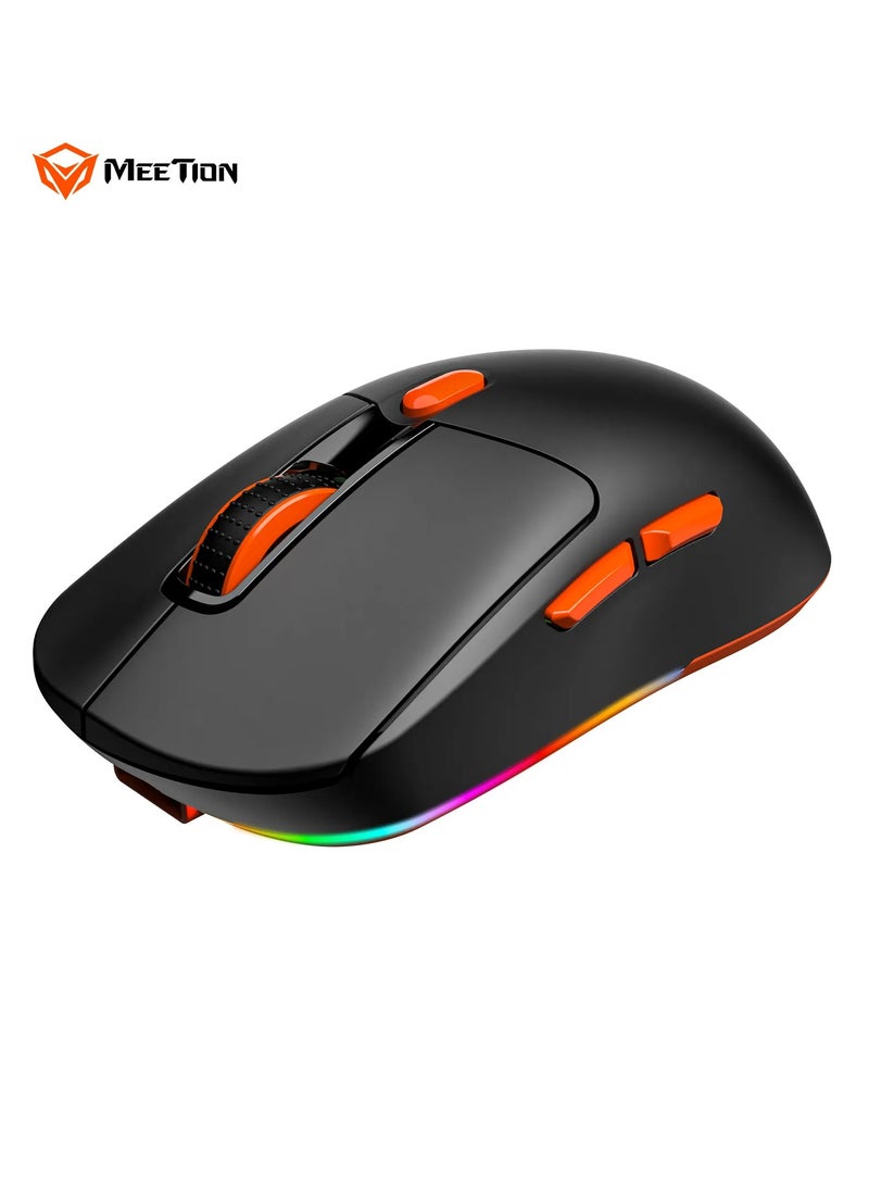 Meetion GW38 Wireless Mouse RGB 2.4Ghz Adjustable DPI 10000 High Quality Magnetic Charging Tri-mode Gaming Mouse For Computer PC