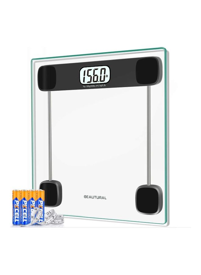 4 Precision Sensors Modern Digital Weighing Scale clear 11inch