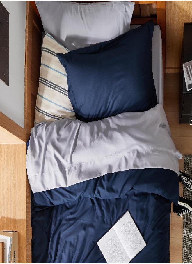 Bedsure Twin/Twin XL Duvet Cover Kids - Soft Brushed Microfiber Duvet Cover Twin, 2 pcs, Includes 1 Navy Blue Kids' Duvet Cover (68