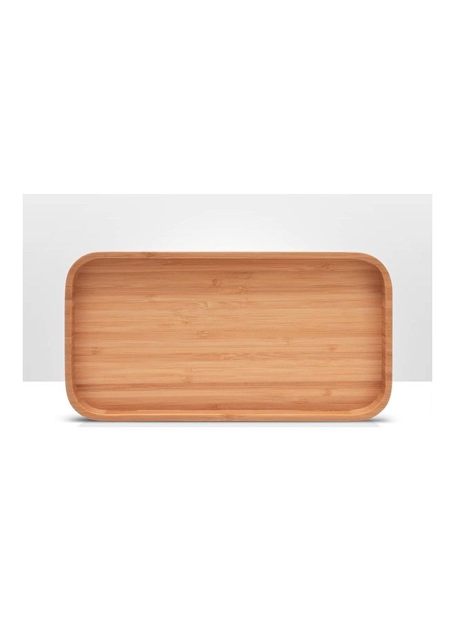 Vanity Tray For Bathroom Brown 11.81 x 6.1 x 0.94inch