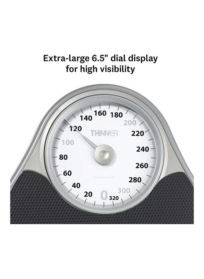 Dial Analog Precision Scale Grey/Black 18.5x14.3x4.9inch