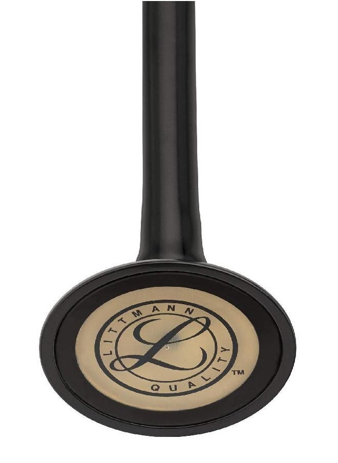 3M Littmann Stethoscope, Master Cardiology, Black Tube, Brass Chestpiece, 27 inch, 2175