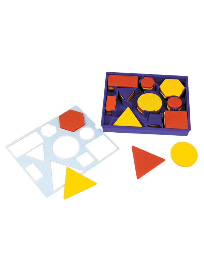 60-Piece Attribute Blocks Desk Set