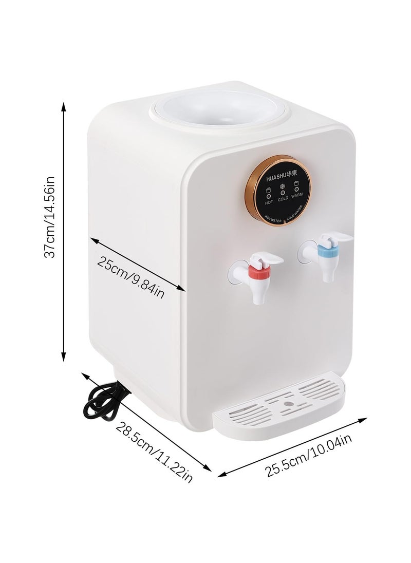 Premium Countertop Water Dispenser, Energy Saving Freestanding, Hot/Cold Water Dispenser, Top Loading Water Dispenser for Home or Office