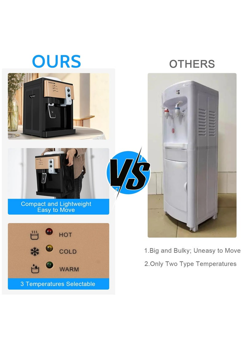 Hot Water Dispenser Ideal for Home, Office, Coffee, Tea, Bar, Bedroom, Small Household Water Dispenser