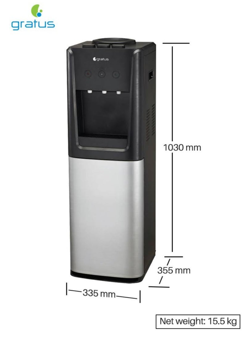 Gratus Hot & Cold 3 Tap Floor Standing water dispenser