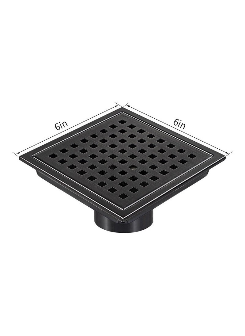 Stainless Steel Floor Drain Grid Invisible Flange Anti Odor 4/6 Inches