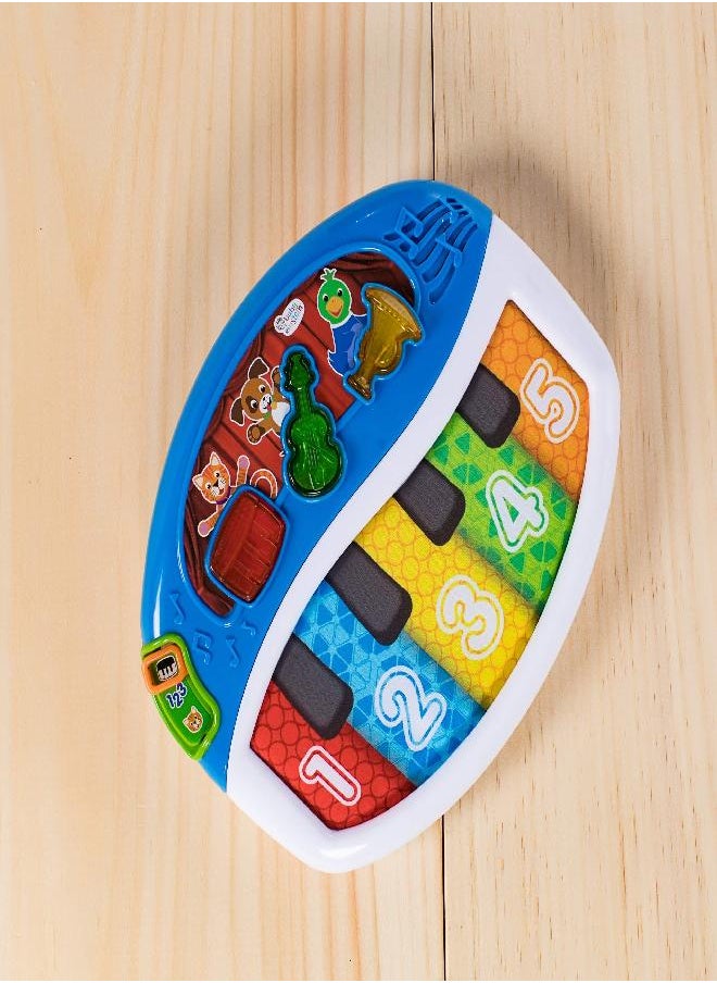 Baby Einstein Discover & Play Piano Musical Baby Toy, Learn About Instruments, Numbers and Animals in 3 Languages, Age 3 months and up