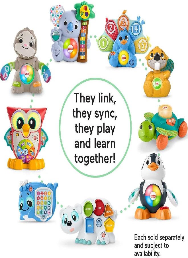 Fisher-Price Linkimals Learning Toy 123 Activity Llama With Interactive Music & Lights For Baby & Toddler Ages 9+ Months