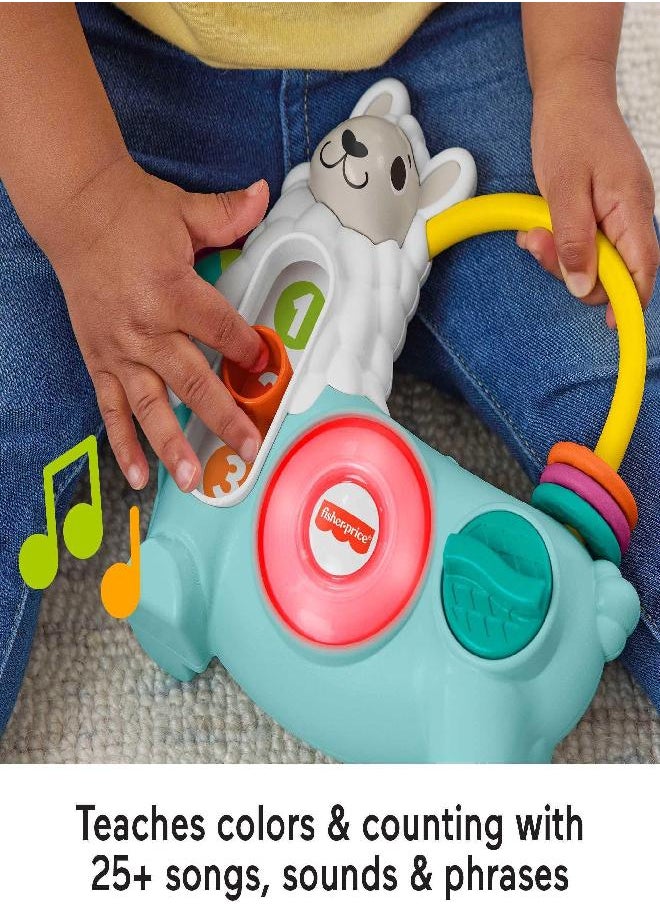 Fisher-Price Linkimals Learning Toy 123 Activity Llama With Interactive Music & Lights For Baby & Toddler Ages 9+ Months