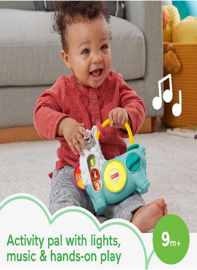 Fisher-Price Linkimals Learning Toy 123 Activity Llama With Interactive Music & Lights For Baby & Toddler Ages 9+ Months