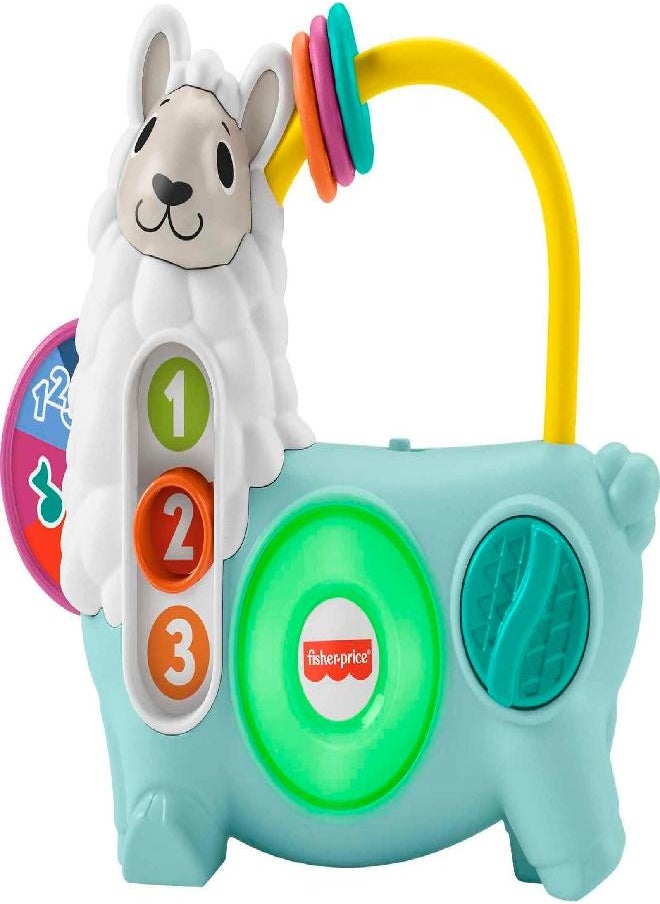 Fisher-Price Linkimals Learning Toy 123 Activity Llama With Interactive Music & Lights For Baby & Toddler Ages 9+ Months