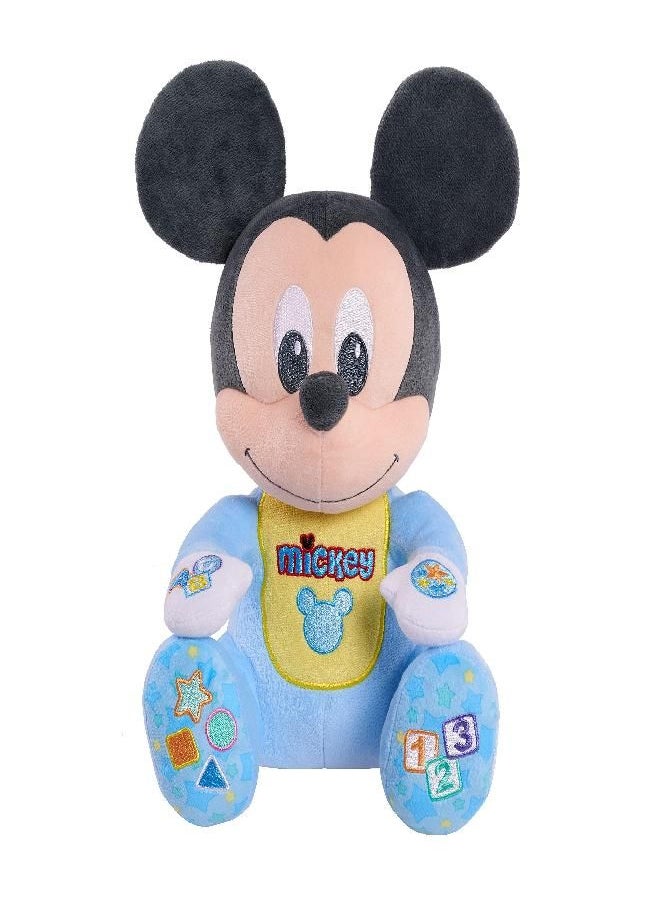 Just Play Disney Baby Musical Discovery Plush Mickey Mouse, Multi-color