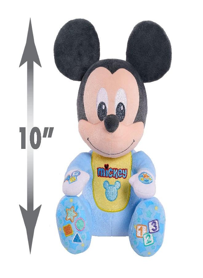 Just Play Disney Baby Musical Discovery Plush Mickey Mouse, Multi-color