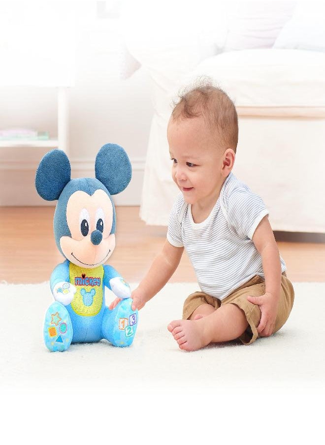 Just Play Disney Baby Musical Discovery Plush Mickey Mouse, Multi-color