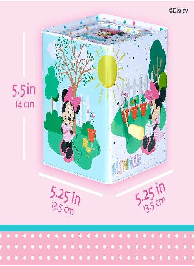 KIDS PREFERRED Disney Baby Minnie Mouse Jack in The Box Musical Toys for Babies and Toddlers, Plays “Somewhere Over The Rainbow” Minnie Springs Out from A Colorful Box, Pink